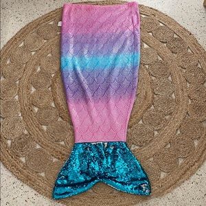 Mermaid Tail Blanket Plush & Playful Blue Turquois